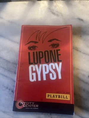 PLAYBILL, LUPONE GYPSY, CENTRO DE LA CIUDAD DE N.Y., PATTI LUPONE, 9 de julio de 2007 Foto 1 de 4