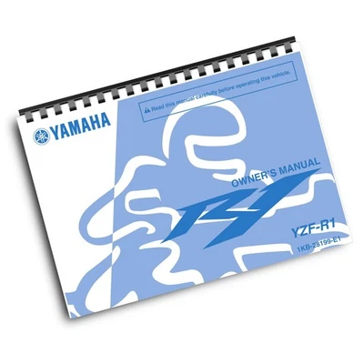 YAMAHA YZF-R1 - 2013 OWNERS MANUAL REPRINTED COMB BOUND - 1KB-28199-E1 - Image 1 of 3