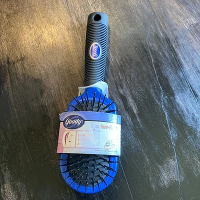 Cepillo de pelo vintage Goody Comfort Grip cerdas de alambre de metal rígido 2000 EE. UU. Foto 1 de 4