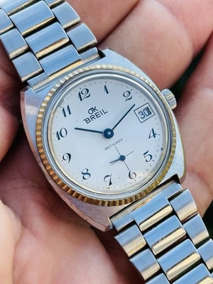 Orologio vintage Breil Ok Data Meccanico manuale Cal. 233 - Immagine 1 di 4