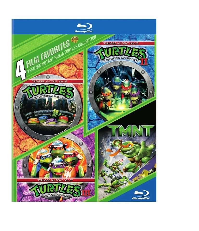 Teenage Mutant Ninja Turtles Film Collection Blu-ray  NEW - Image 1 of 4