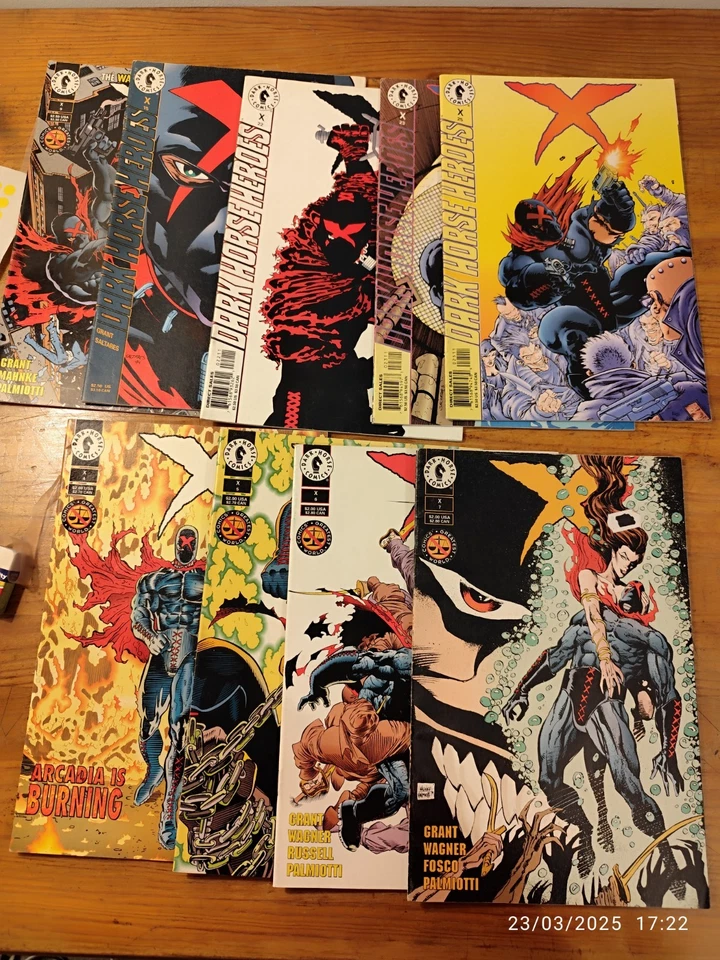Lot 9 Dark Horse Comics X #4-7, 9, 15, 22, 23, 25 - Photo 1/1