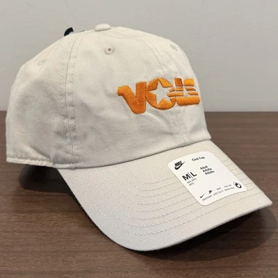 Nike Tennessee Volunteers Vols Stone Club Cap Retro Adjustable Strapback Hat M/L - Image 1 of 4
