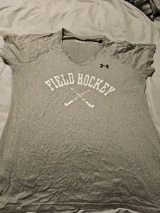 Underarmour grau Medium Feldhockey T-Shirt - Bild 1 von 3