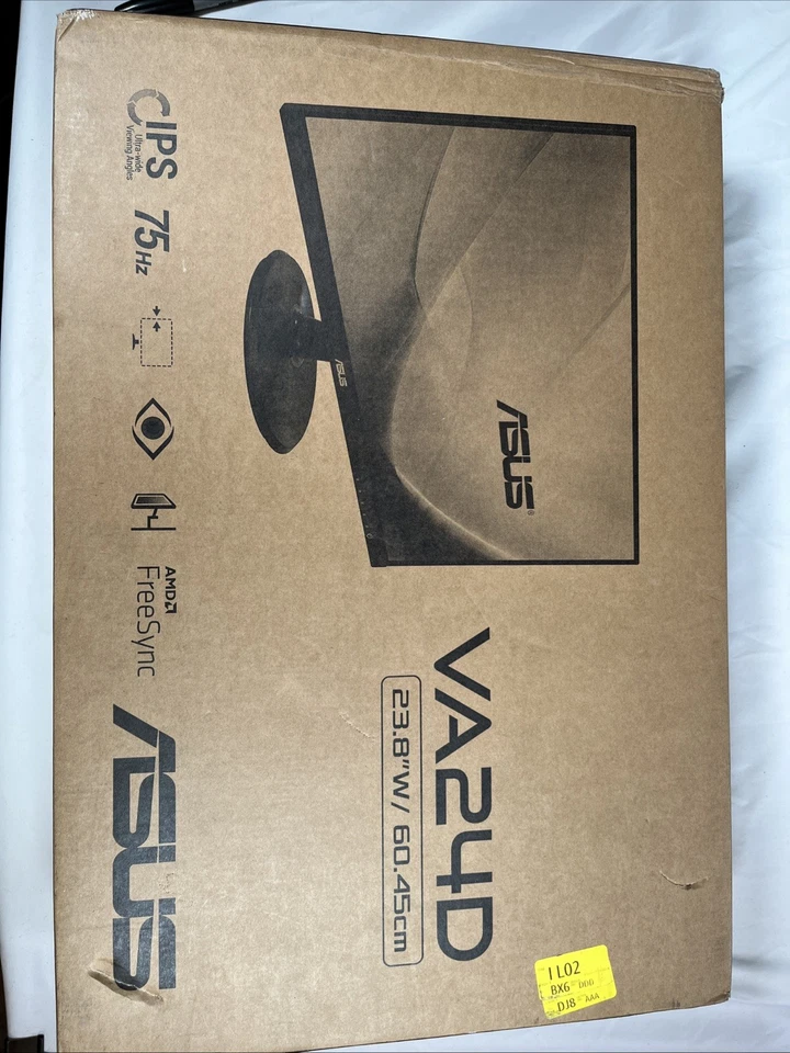 ASUS VA24DQ 24" (23.8" Viewable) Monitor, 1080P Full HD, 75Hz, IPS, Adaptive-Syn - Image 1 of 1