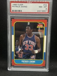 1986 Fleer Patrick Ewing RC NM-MT 8 - Bild 1 von 2