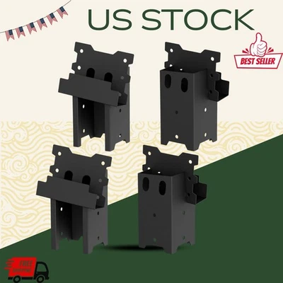 Deer Stand 4x4 Platform Brackets, Steel Elevator Brackets for Hunting Blinds - Image 1 of 4