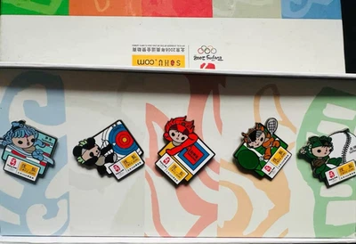 BeiJing 2008 OIympic Sohu Mascot Sporty styling Pin Set - Image 1 of 3