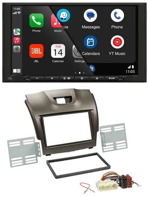JBL MP3 DAB Bluetooth USB 2DIN Autoradio für Isuzu D-Max ab 2012 grau - Bild 1 von 4