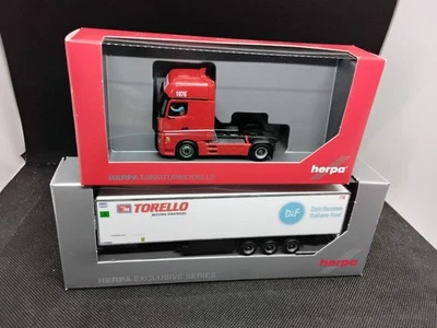 Camion Frigorifique Mercedes Benz Actros Torello transporti Herpa en HO - Photo 1/2