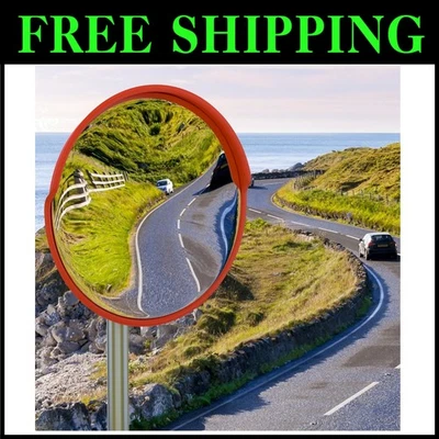 Espejo de Tráfico de Seguridad 32", Vigilancia Esquina Ajustable Foto 1 de 4