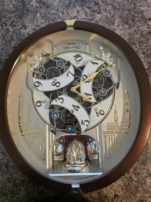 Seiko Melodies In Motion Clock. QXM491BRH. 18 Melodies. Works! - Image 1 of 4