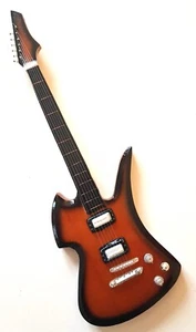Miniature Guitar - Handmade - 24cm - Varnished Wood #25 - Picture 1 of 8