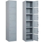School Locker Steel Metal Storage Locker Cabinet with 6 Doors for Employees 71H