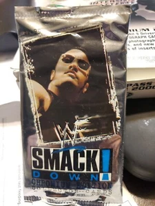 1999 COMIC IMAGES WWF SMACKDOWN CHROMIUM WRESTLING UNOPENED PACK - ROCK AUSTIN - Picture 1 of 2