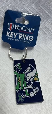 Notre Dame Fighting Irish Leprechaun, Acrylic, Key Ring ￼NWT - Image 1 of 4