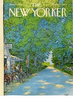 NEW YORKER MAGAZINE ORIGINAL COVER DATED 21st JUNE 1976 BY GETZ - Image 1 of 2