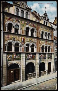 Rathaus Konstanz Regierungsamt Rathaus Deutschland Postkarte - Bild 1 von 2