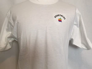 Camiseta Apple Para Hombre Mediana M Spartacus Arco Iris Logotipo Apple Bordada - Imagen 1 de 9