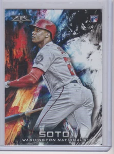2018 Topps Fire Juan Soto R/C #181-Rookie-NM-MT-HOT - Picture 1 of 1