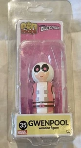 Marvel QWENPOOL Pin Mate Figura in legno #35 - Foto 1 di 5