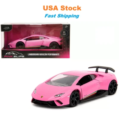 Lamborghini Huracán Perfomante Jada Toys Pink Slips Diecast Model Car 5" 1:32 - Image 1 of 4