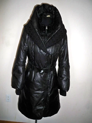 Abrigo acolchado Mackage Ace NEGRO longitud media tejido con cable detalles talla M Foto 1 de 4