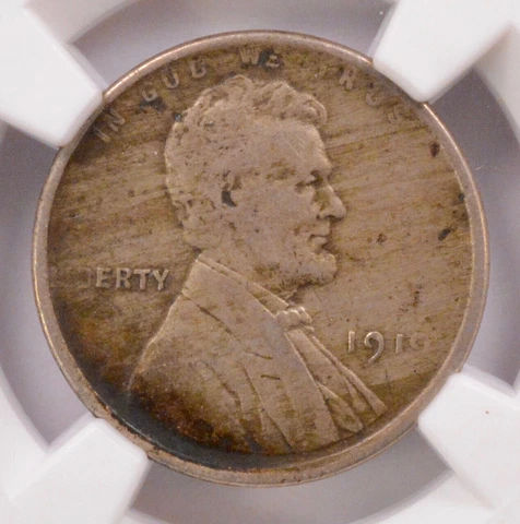 NGC 1c 1919 Wheat Cent on Argentina 10c Planchet VF-20 Cover