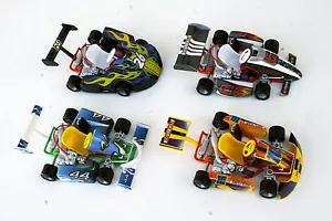 GO-KART Tony-Kart, Tech Kart di X-Concepts, pressofuso 6" L, SET DI TUTTI I 4 COLORI - Foto 1 di 11