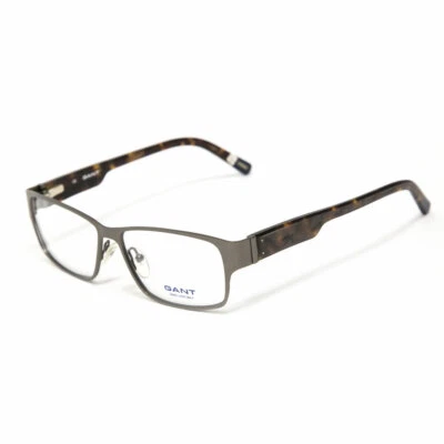 Marcos de gafas rectangulares Gant Leopold 54 mm - metal satinado NUEVO Foto 1 de 3