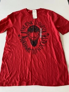 Teens Jungen NHL neu mit Etikett The Rink Is Ours rotes T-Shirt Größe XL18/20 - Bild 1 von 3