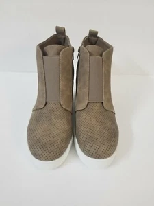 Athlefit Women'S Platform Wedge Sneakers Wedge Booties Ankle Heels Size 7.5 - Picture 1 of 5