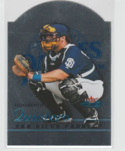 2003 Fleer Mystique # 89 Humberto Quintero Blue Die-Cut # 020/200 Padres - Picture 1 of 2