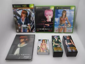 XBOX DEAD OR ALIVE ULTIMATE 3 & Xtreme Beach Volleyball w/CD 2Figure & Cards - Picture 1 of 18