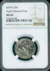 2019 S War in the Pacific Guam Quarter Clad NGC MS66