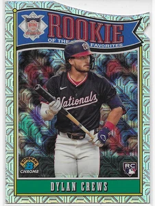 2025 Bowman Chrome Mega Box Rookie of the Year Favorites #ROY1 Dylan Crews - Picture 1 of 2