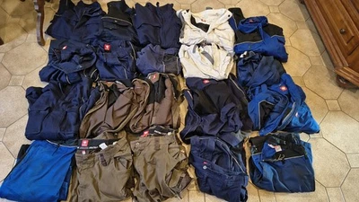 24kg Konvolut Arbeitssachen 10 Arbeitsjacken 10 Arbeitshosen Engelbert & Strauss - Bild 1 von 4