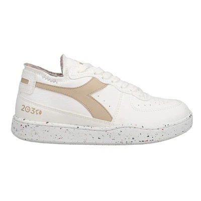 Zapatillas informales diadora Mi Basket Row Cut 2030 con cordones para hombre blancas 178 Foto 1 de 4