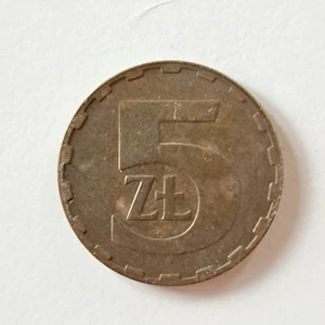 5 Zloty Poland PRL 1987 – Collectible Coin. Auction 4.19 - Zdjęcie 1 z 2