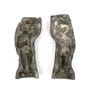 Antique Cast Iron Toy Candy Mold Putti Cherub Baby Child - Picture 1 of 8