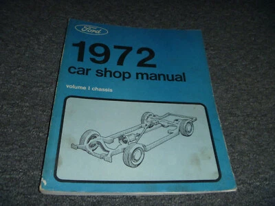 1972 Ford Galaxie 500 LTD Ranch Country Squire Chassis Service Repair Manual   - Image 1 of 2
