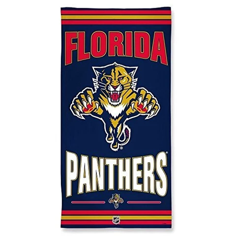 NHL Florida Panthers Fiber Beach Towel, 9lb/30 x 60 9lb/30 x 60" Cover