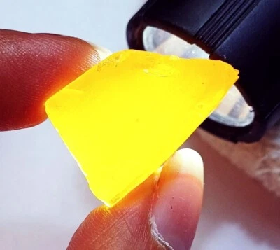 Loose Gemstone Orange Zircon Combodian Rough 100.70 Ct Certified For Sale - Image 1 of 4