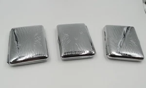 3-Pack Metal 85mm Cigarette Case - Closeout Sale - Picture 1 of 2