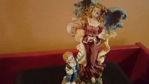 Angel with Little Boy 6" Tall  - Picture 1 of 1