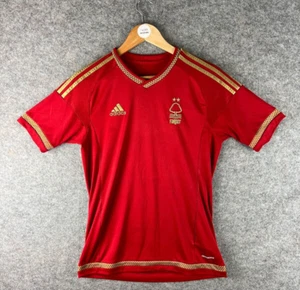 Adidas Nottingham Forest Football Shirt Mens Small Red Home 2015/2016 - Picture 1 of 12