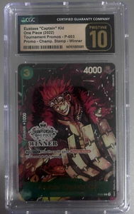 Eustass Captain Kid P-003 Store Championship Winner - CGC 10 - IMPECABLE - Imagen 1 de 1