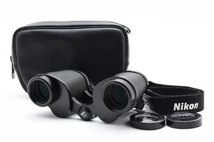 NIKON 8x30E 8.3° WF C Binoculars Black x/ Case from JAPAN - Picture 1 of 14