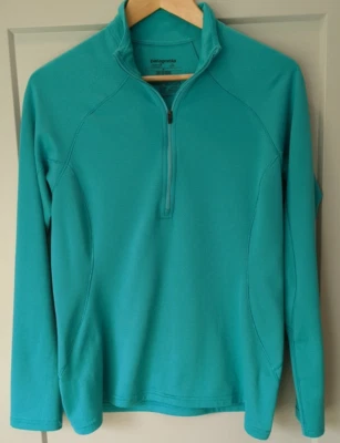 Patagonia Capilene-Half Zip Pullover LS Shirt Teal Midweight Women's Size Medium - Image 1 of 4