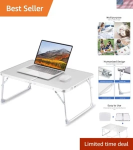 Foldable Laptop Table & Portable Bed Tray - Versatile Desk for Breakfast & Work - Afbeelding 1 van 8